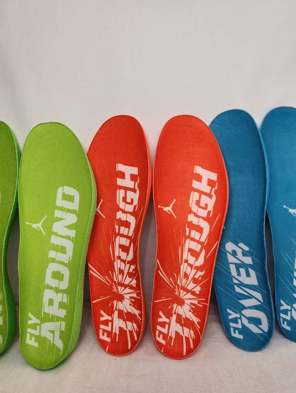 3 Pairs of Jordan Insoles Midsoles 2012 Interchangeable Fly Around